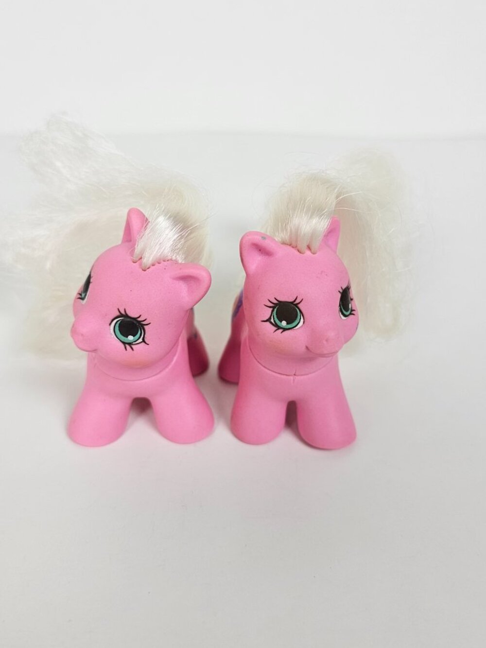 Vintage My Little Pony G1 Teeny Tiny Ponies Twins Set Snookums Sniffles 1989 Lot - Picture 6 of 15